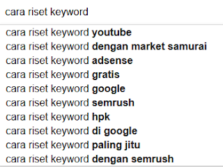 2 cara riset keyword yang paling benar