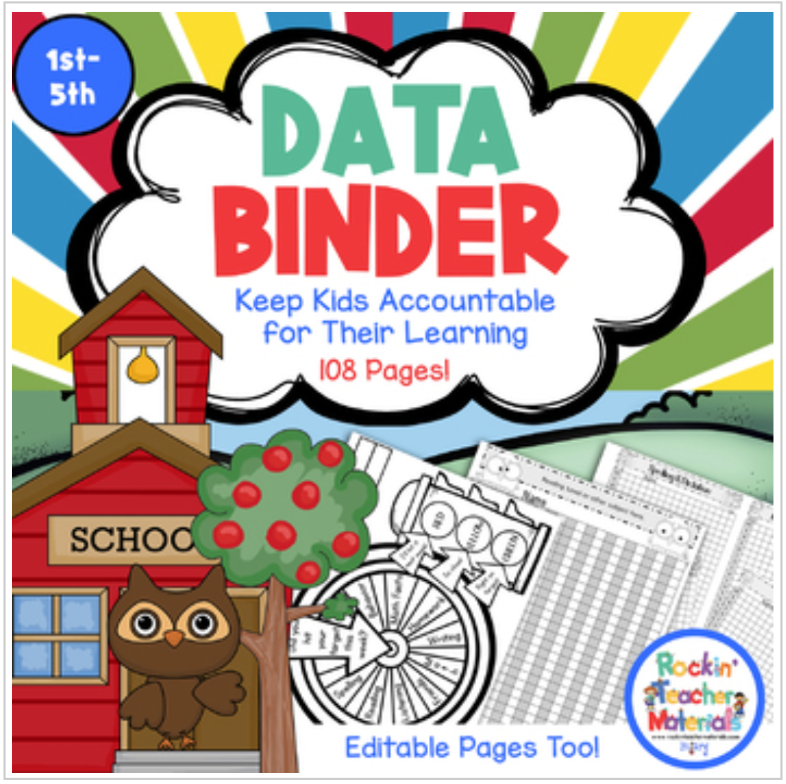 Rockin' Teacher Materials: Do You Do Data Binders? See How I Do & Freebie!