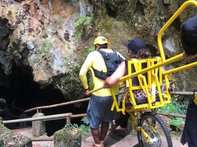 SP realiza passeio inclusivo para pessoas com deficiência no Parque Estadual Caverna do Diabo