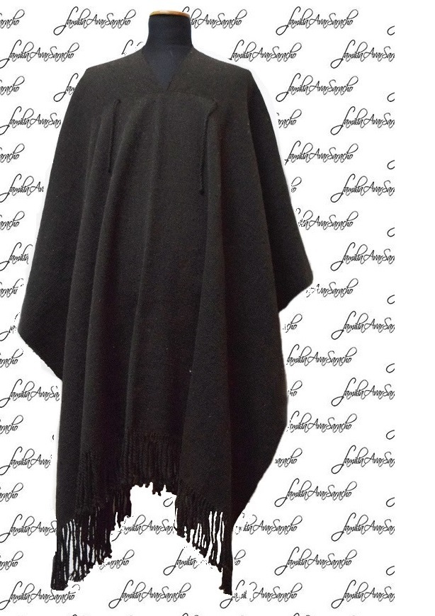 PONCHO DE OVEJA Nº O010/1 - 1 paño " Familia Avar Saracho" - CONSULTE STOCK