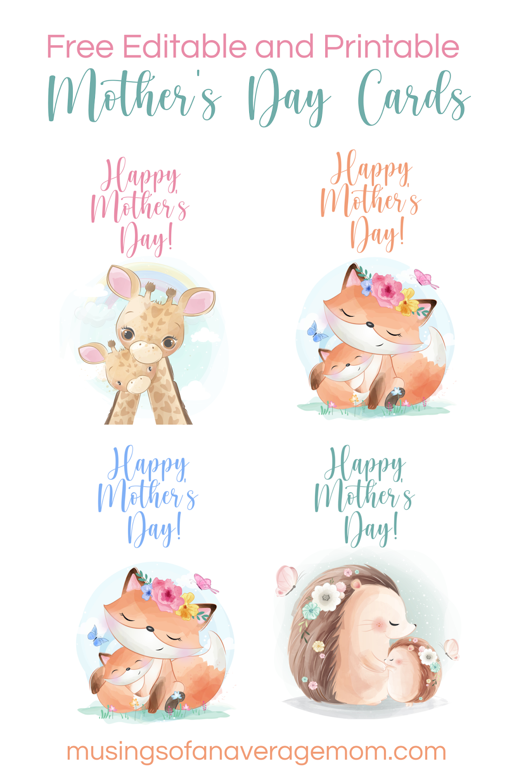 musings-of-an-average-mom-watercolor-animal-mother-s-day-cards