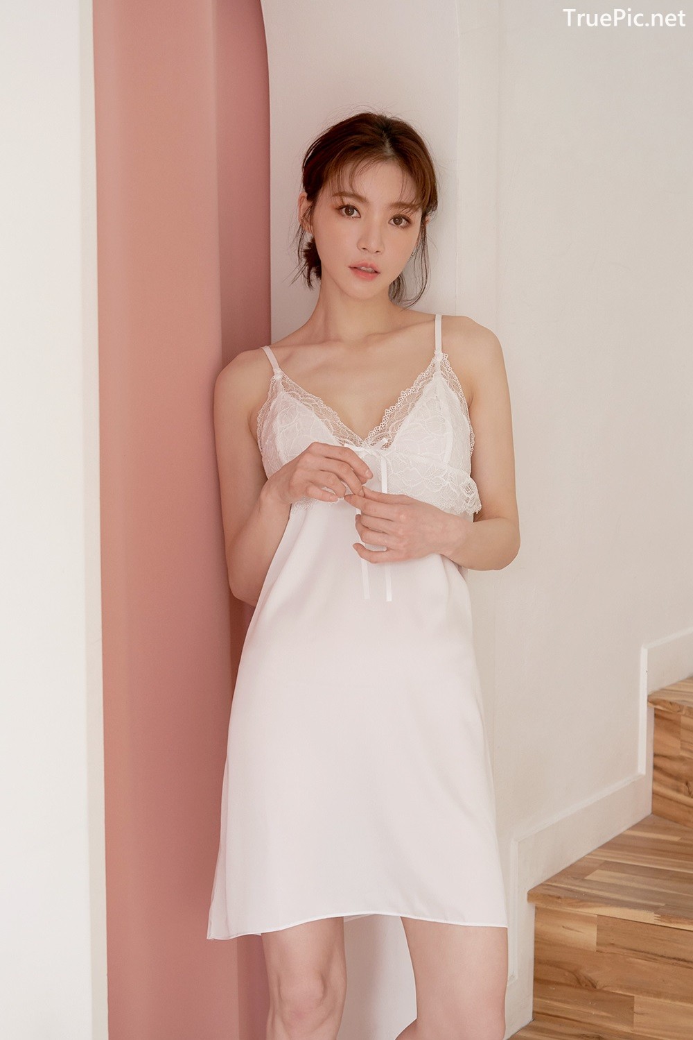 Image Korean Fashion Model Lee Ho Sin - Lingerie Wedding Pure - TruePic.net - Picture-49