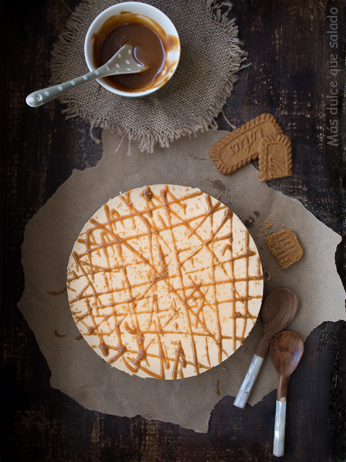 Tarta de queso y speculoos sin horno