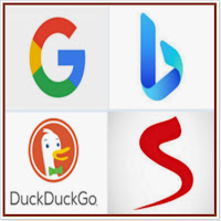 Výhledávače Google, Bing, DuckDuckGo a Seznam