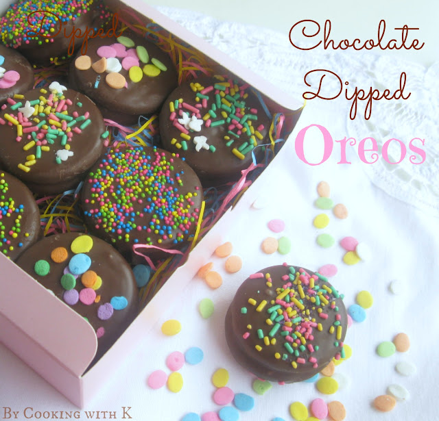 Chocolate Dipped Oreos