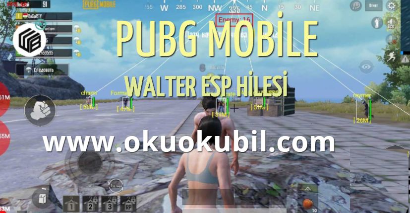 pubg mobile walteresp goz mod menu hilesi apk indir 2020 android okuokubil