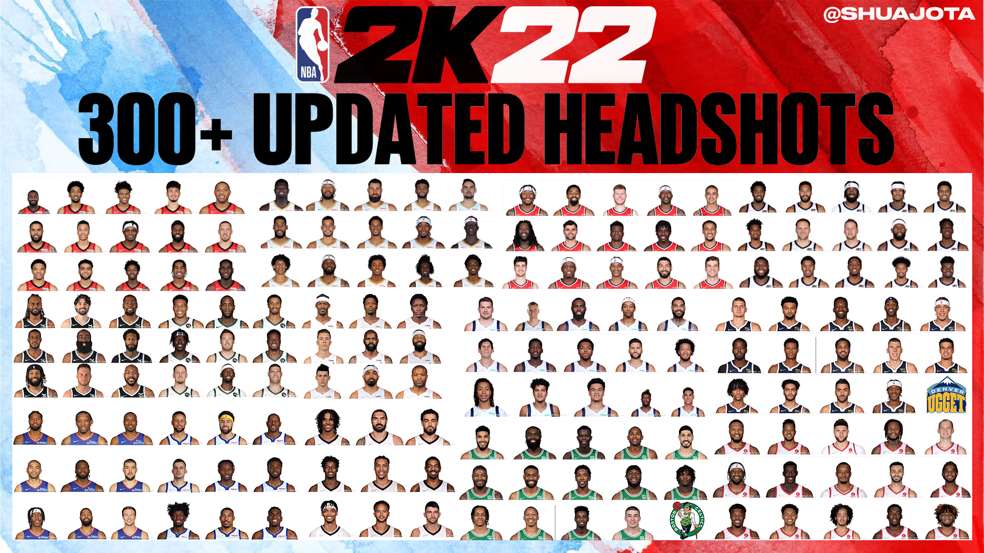 NBA 2K22 Portland Trail Blazers 2021-2022 Headshots Portrait Pack by Shinoa  - Shuajota: NBA 2K24 Mods, Rosters & Cyberfaces