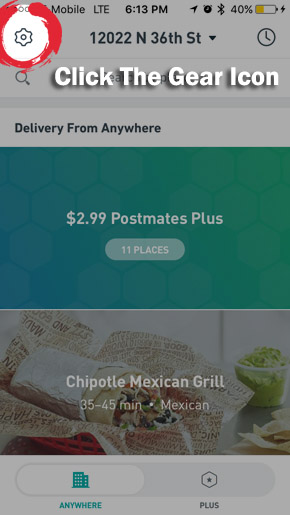 Coupon postmates