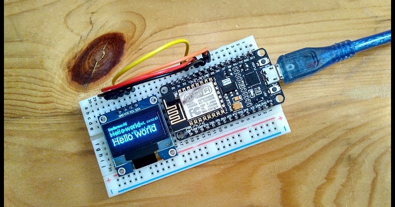 Arduino-er: NodeMCU/ESP8266 + OLED 0.96" 128x64 I2C SSD1306 using ...