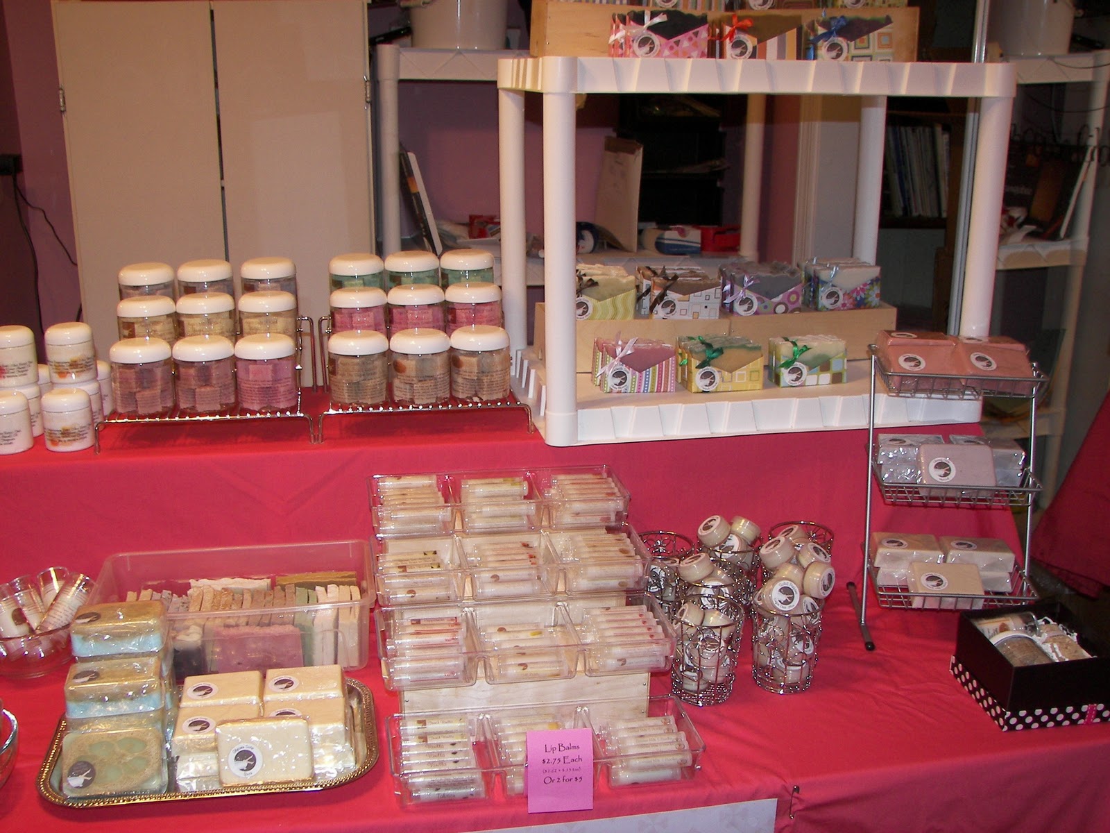 Suds 'N' Such: Craft Show Display