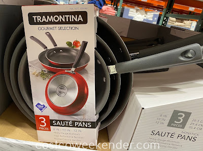 Cook a delicious meal using Tramontina Nonstick Saute Pans