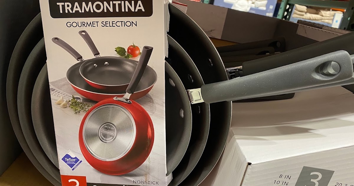 Tramontina 3piece Nonstick Saute Pans Costco Weekender
