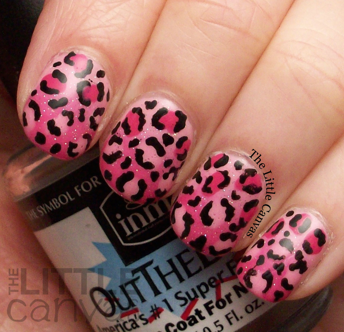 Pink Gradient Leopard Manicure with FingerPaints Sweet Spring - The ...
