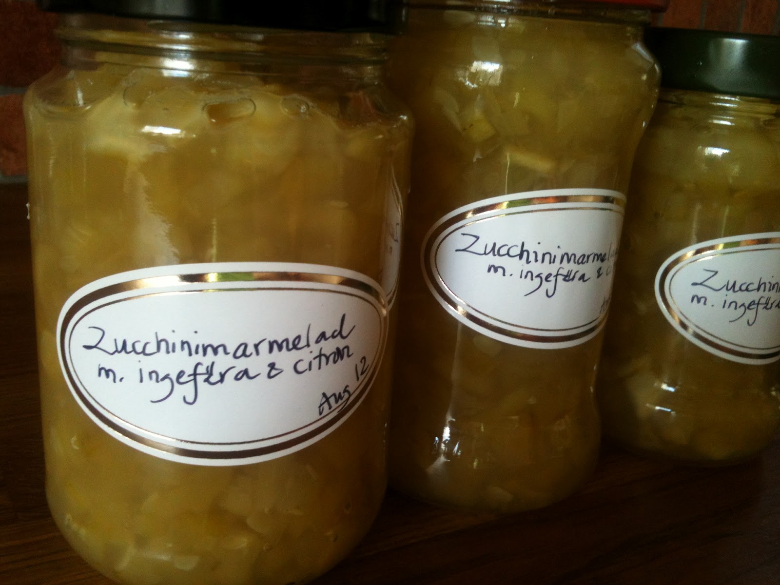 Lottas kök: Zucchinimarmelad med ingefära och citron
