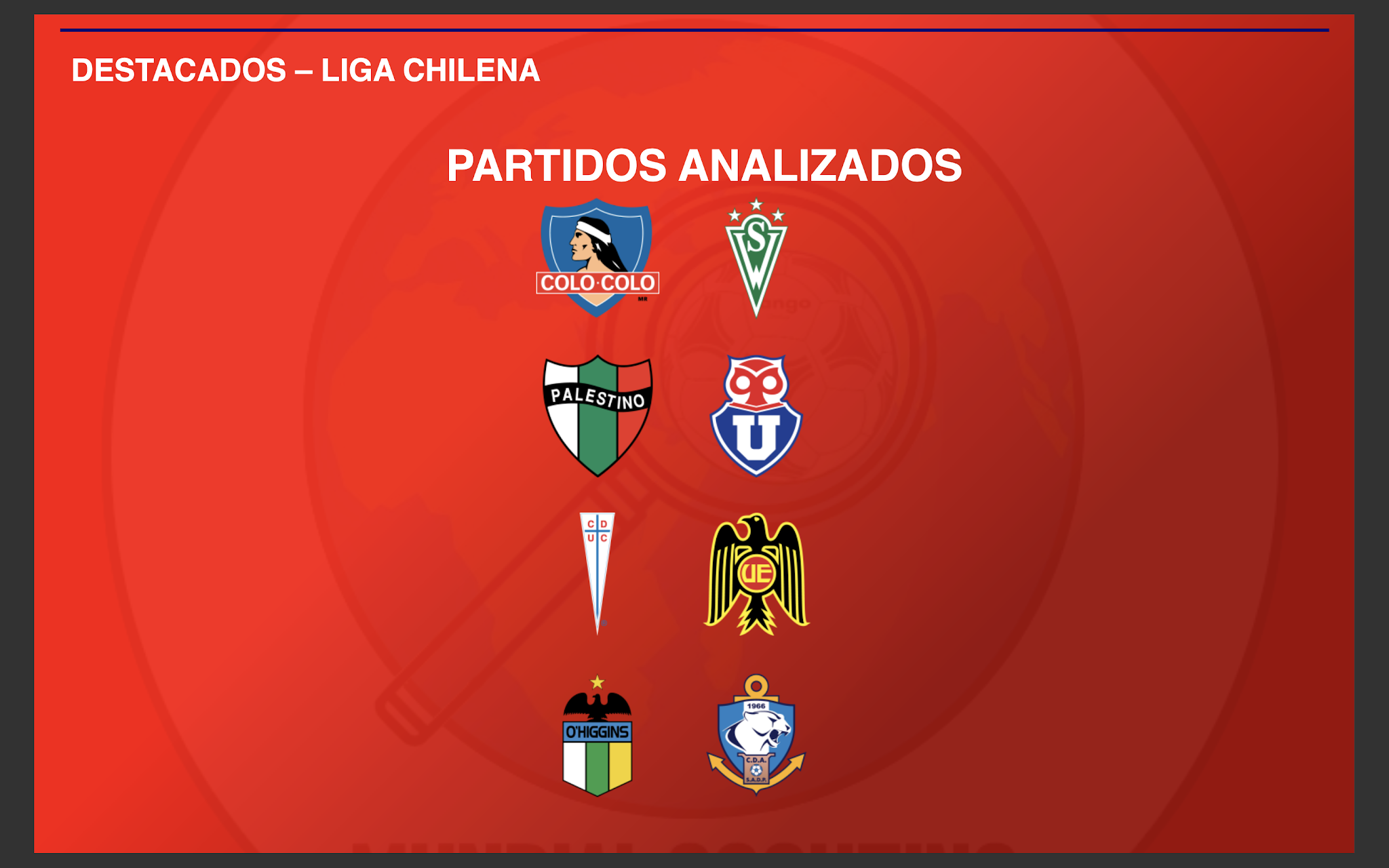 ANÁLISIS DE JORNADA LIGA CHILE