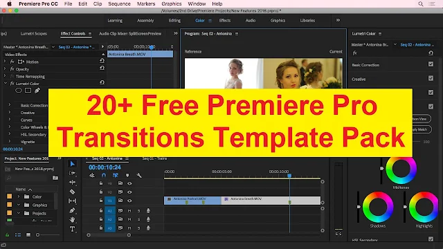 20+ Free Premiere Pro Transitions Template Pack