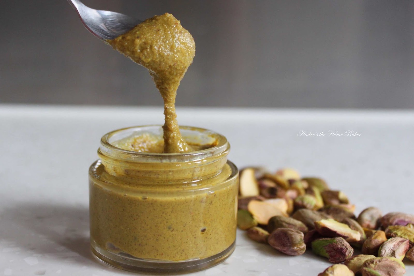 ♥ Homemade Pistachio Butter ♥ Andre's the Home Baker