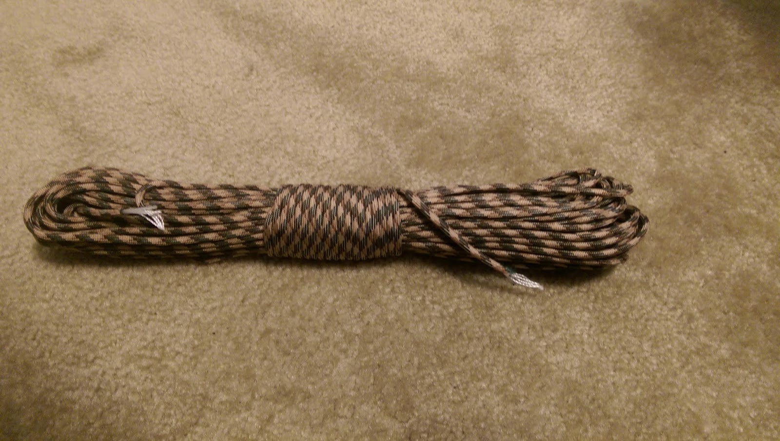 Light 'em Up Outdoors Parachute Cord 7 Strand 550 lb. Breaking