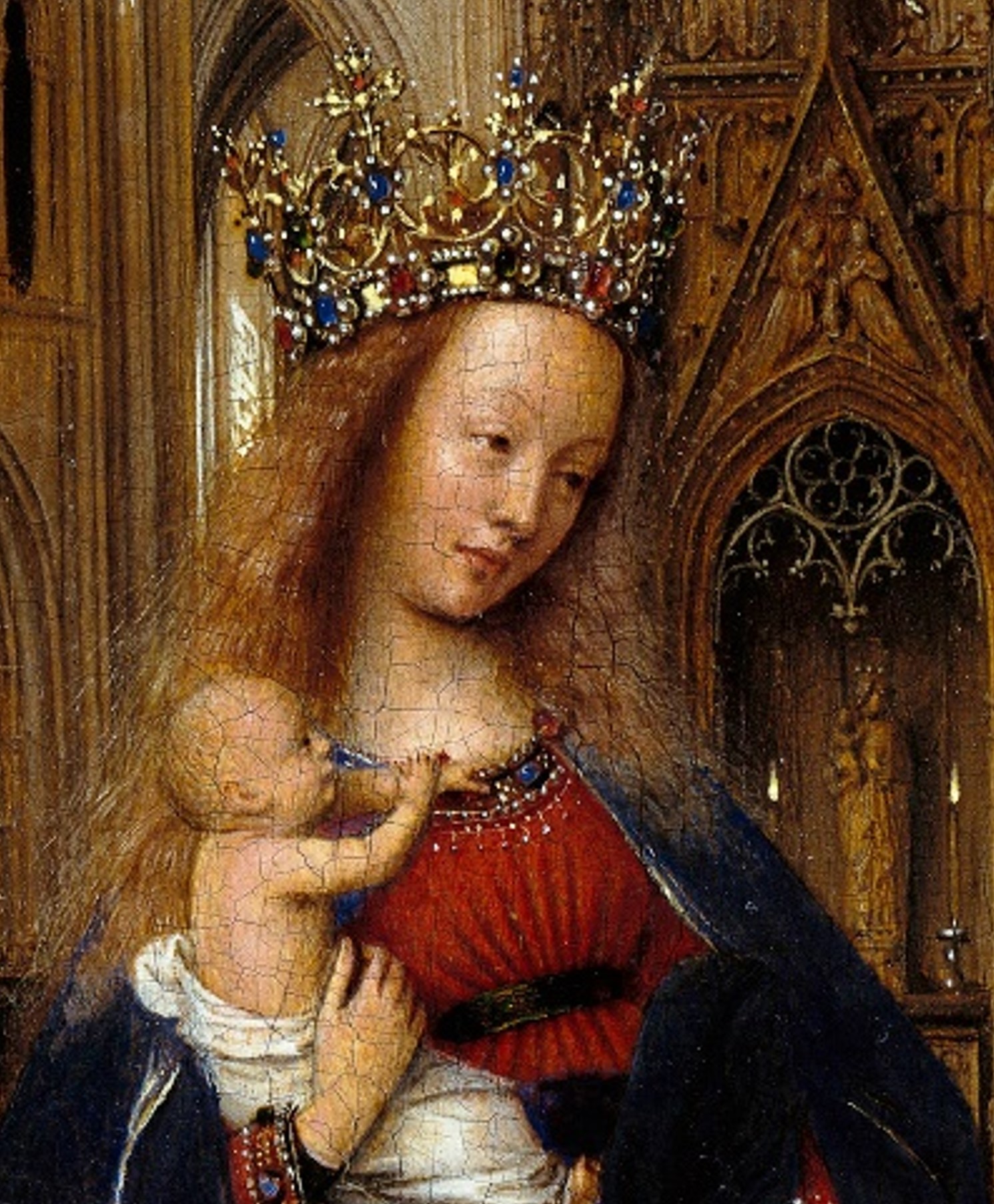 мадонна в церкви. ян ван эйк. ян ван эйк. 1425. 1438-1440.