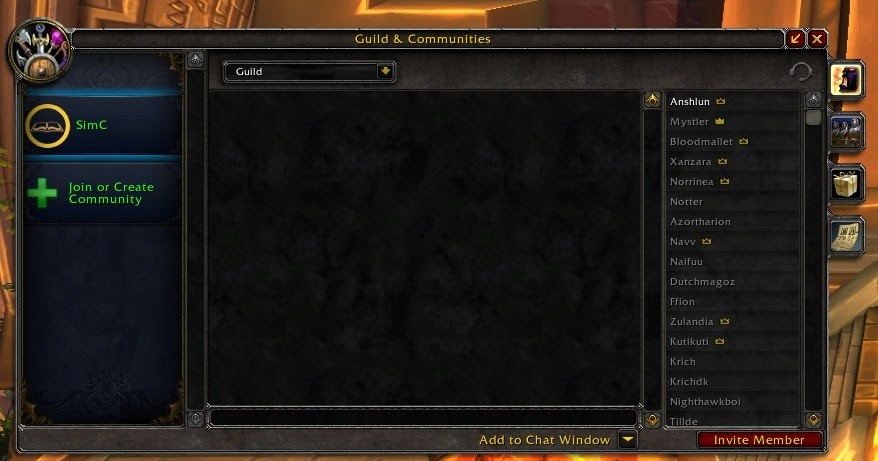 как выйти из гильдии вов классик