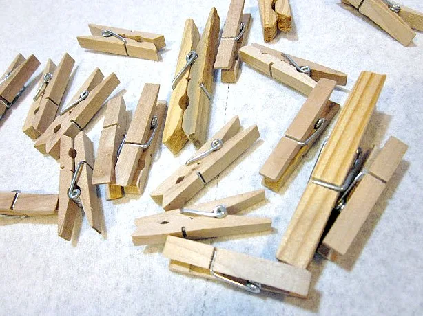 dollar store clothespins