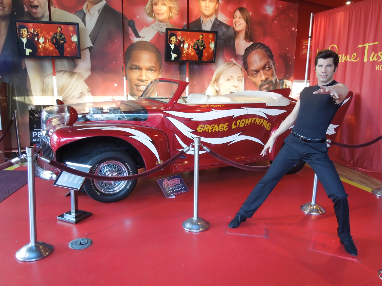Hollywood Movie Costumes and Props: Grease Lightning car from Grease on  display...