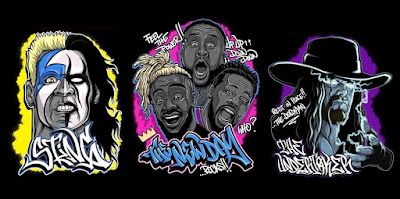 WWE x Urban Aztec Rumble T-Shirt Collection Series 2 by Jesse Hernandez x Footaction