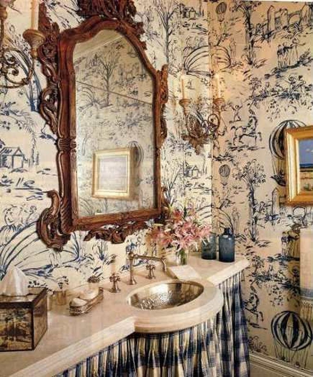 25 Popular Country Mirror Bathroom Decor Ideas ARA HOME