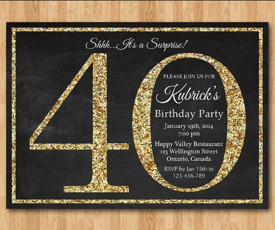 Best 40th Birthday Celebration Ideas