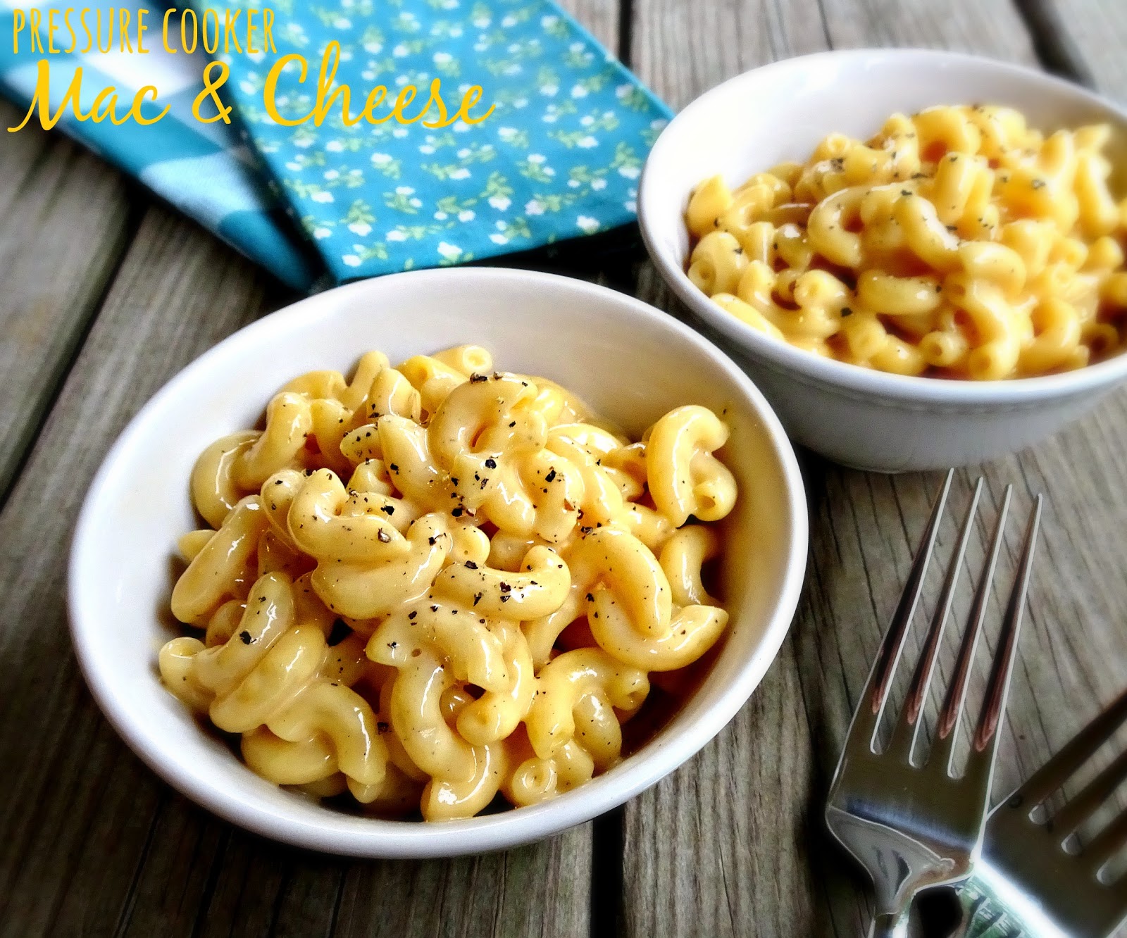 Easy as Pie Pressure Cooker Mac & Cheese