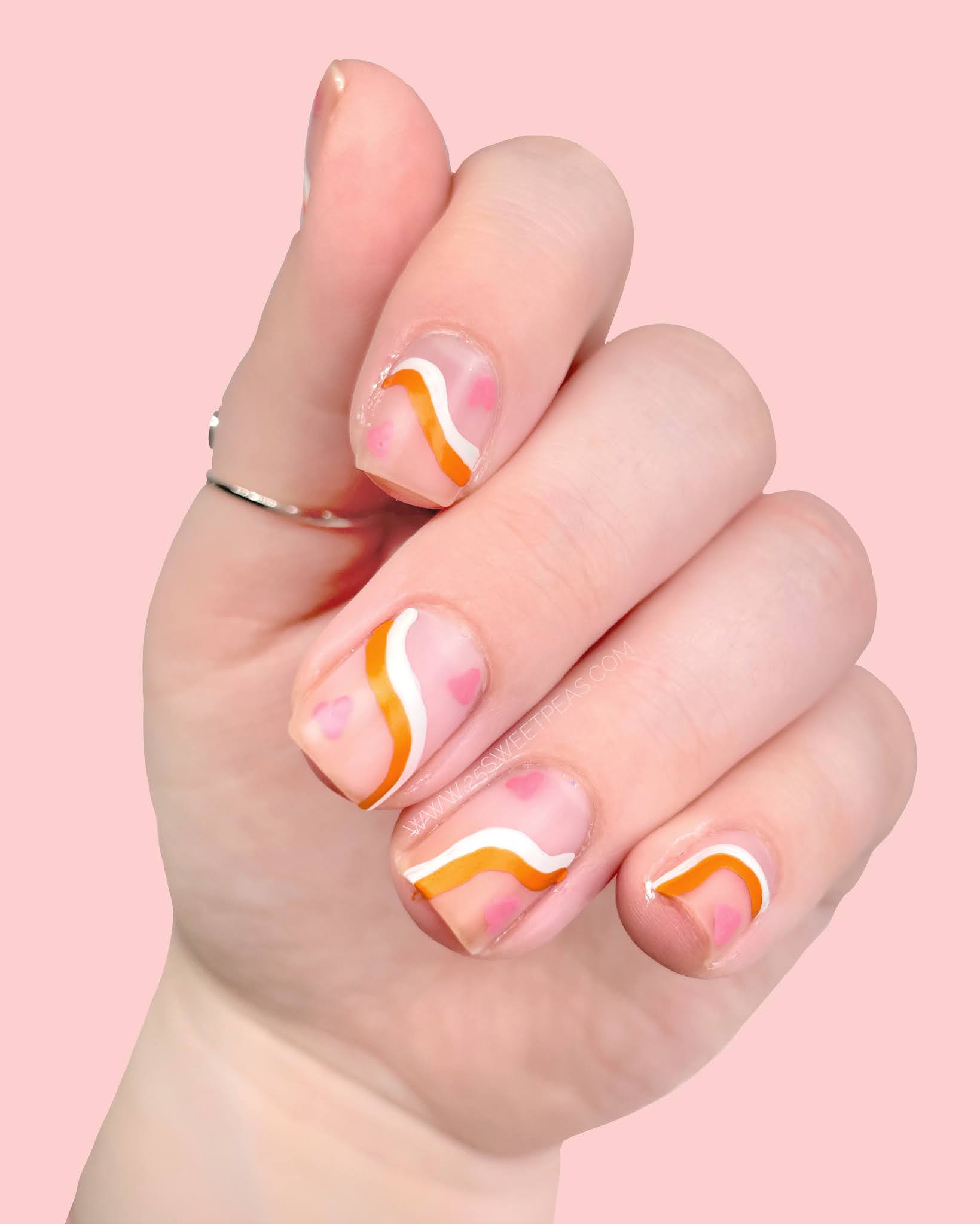 Blue & Nude Nail Art: Step By Step Guide - 5rhlee7