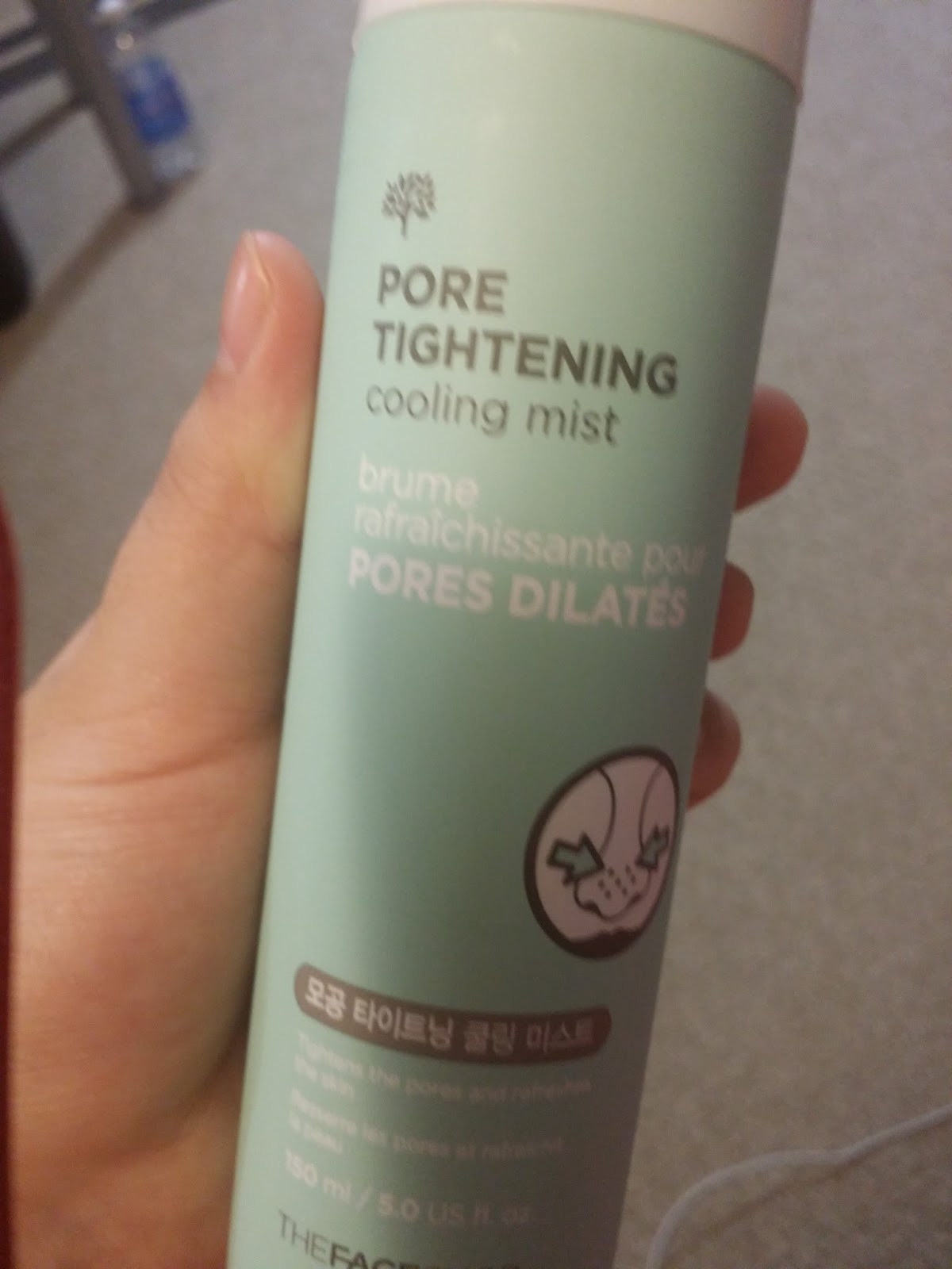 Korean Lyfe 101 {REVIEW} FACE SHOP Pore Tightening Cooling Mist