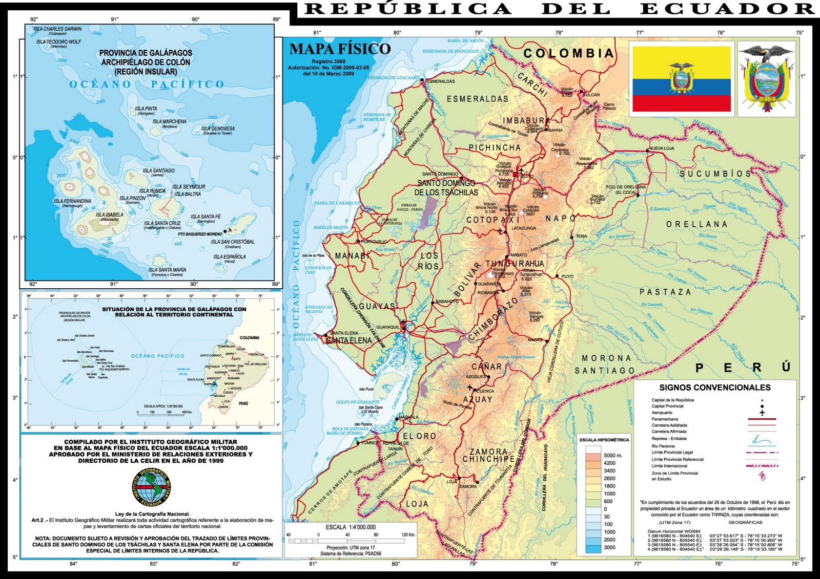 Mapa Físico Del Ecuador Ecuador Noticias Noticias De Ecuador Y Del
