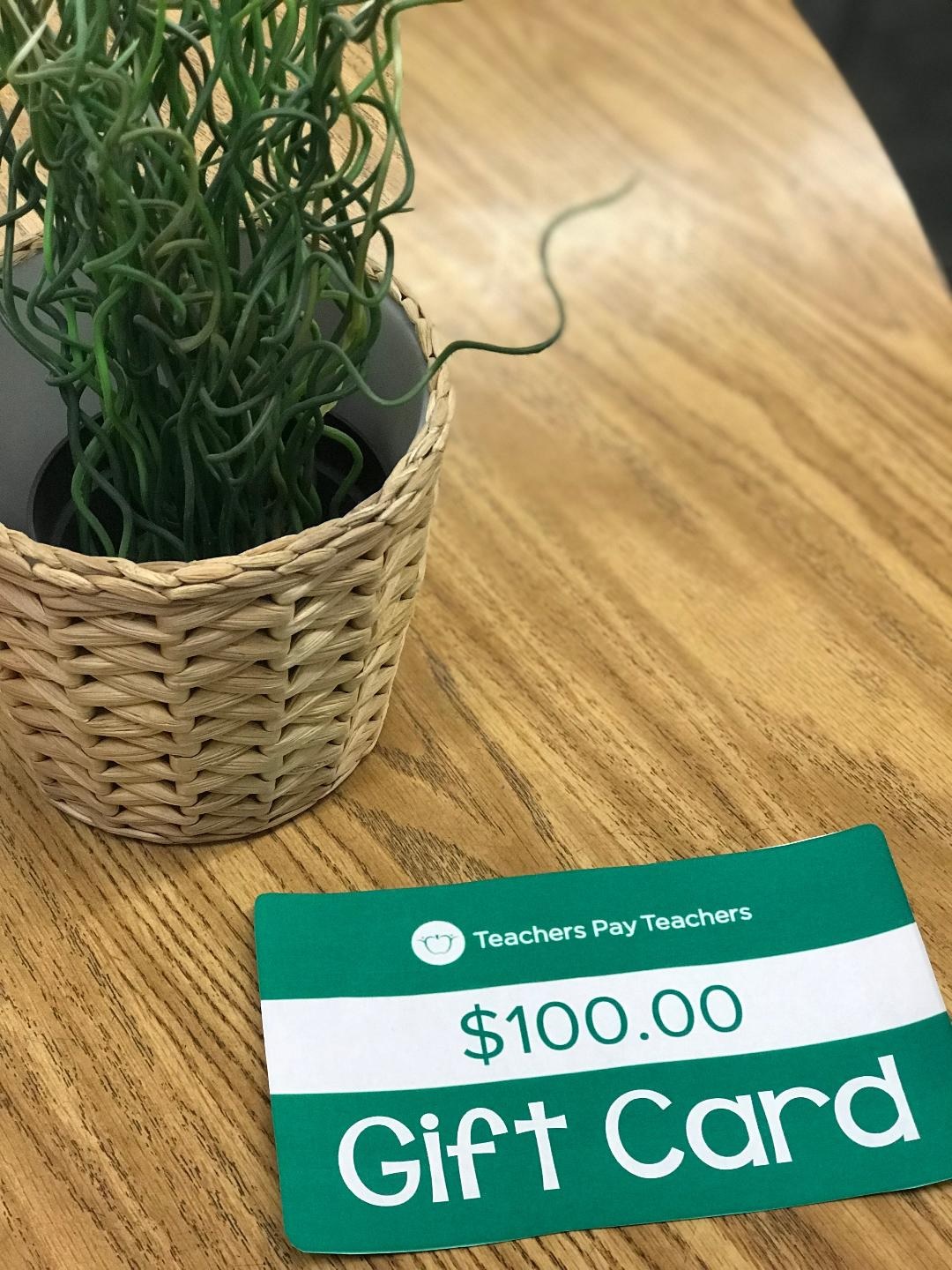 An Apple For The Teacher Monthly 100 Teachers pay Teachers Gift Card Giveaway January 2020