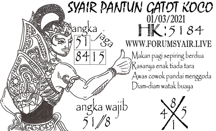 Syair Hk Hari Ini Paling Jitu Senin 01032021 Prediksi