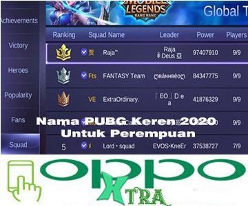 Nama Pubg Keren 2021 Untuk Perempuan Oppotutorial