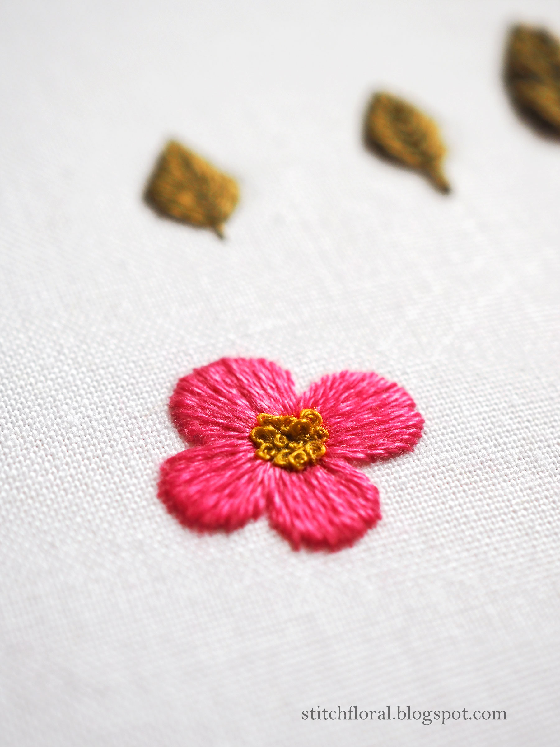 How many strands of thread to use in embroidery? Stitch Floral