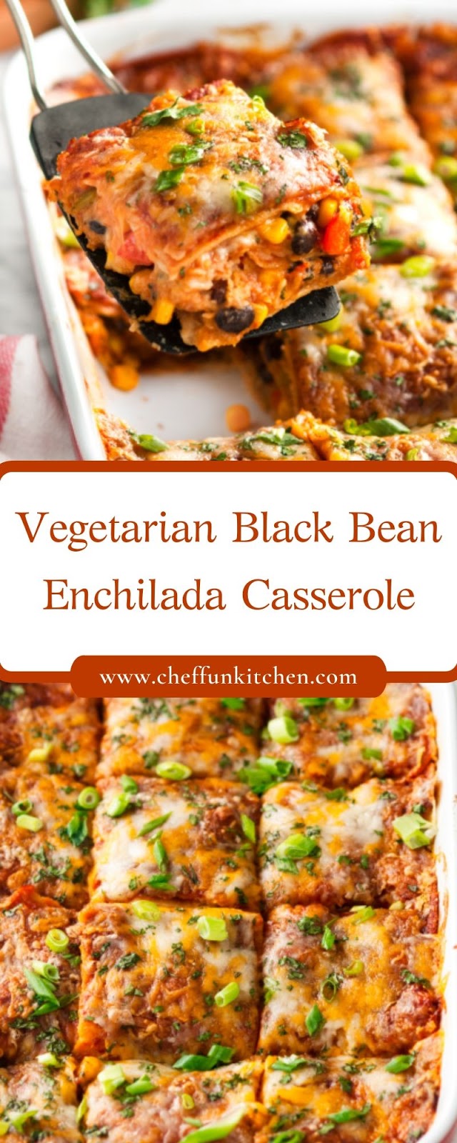 Vegetarian Black Bean Enchilada Casserole