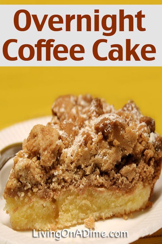 Overnight Coffee Cake Recipe My Food