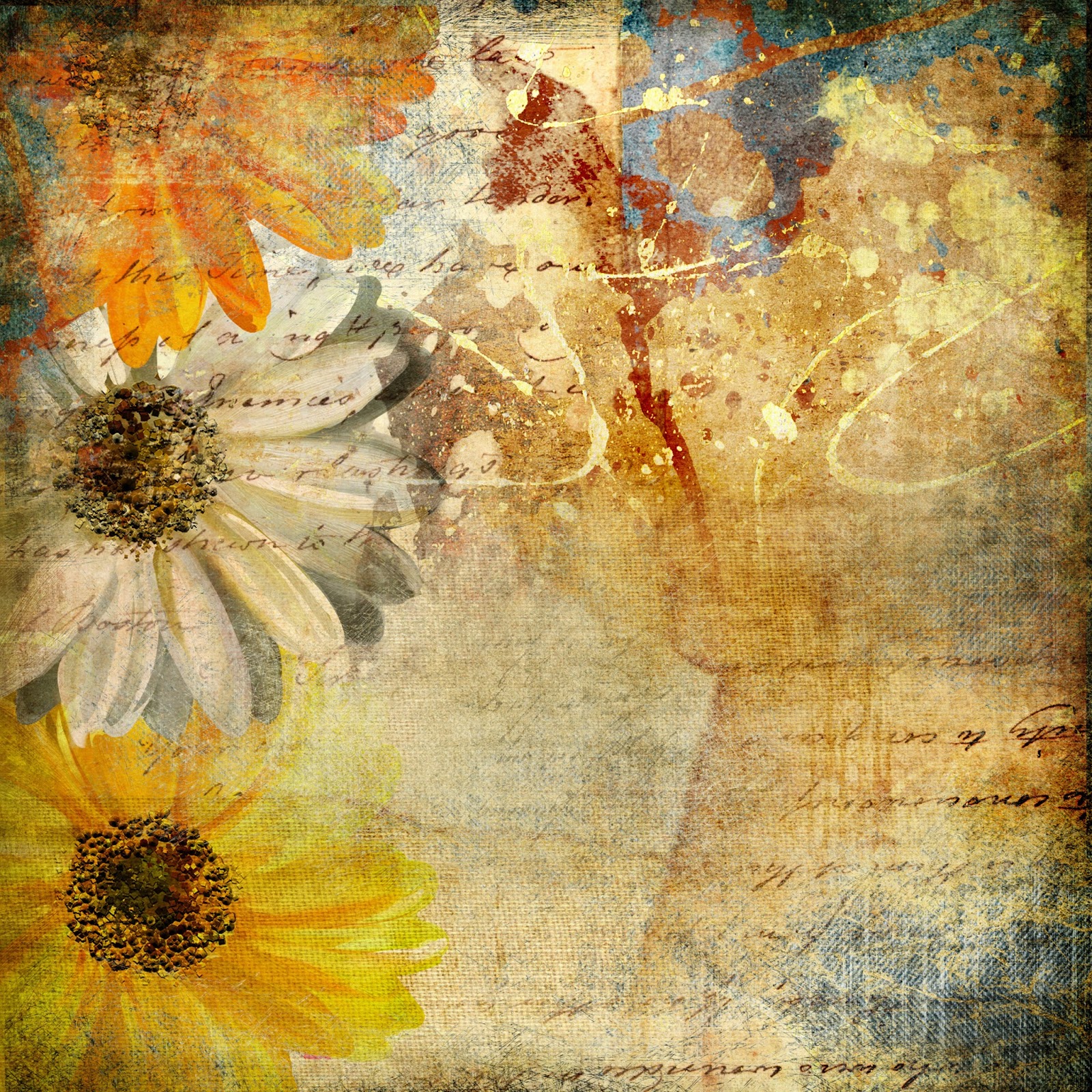 Vintage Scrapbooking Patterns 1 Clip Art & Party Printables 