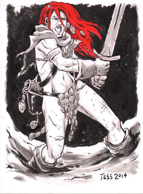 Red sonja by tess fowler.