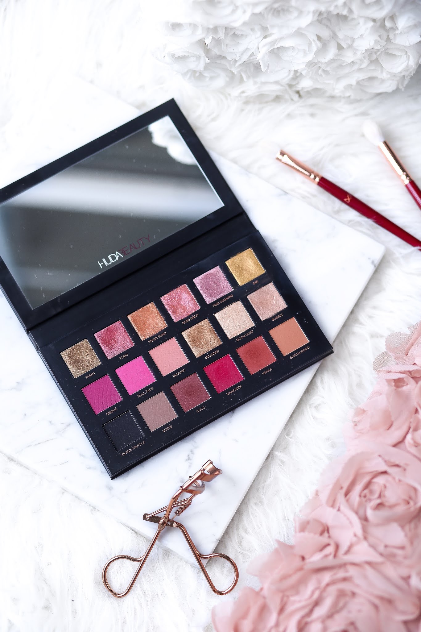 PALETA CIENI HUDA BEAUTY ROSE GOLD REMASTERED - NOWA, ODNOWIONA WERSJA 2018 | ANDZIATHERE