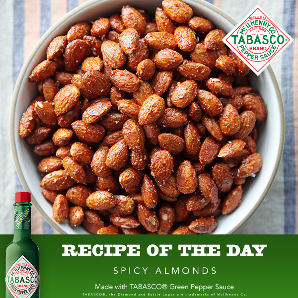 Spicy Almonds Recipe