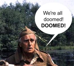 Image result for dad's army don't panic meme