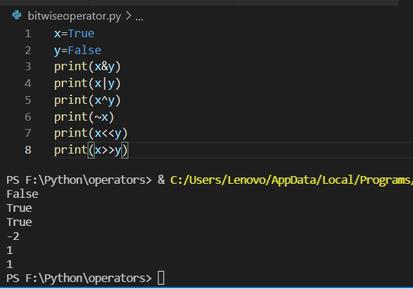 Types of operators in python - InstanceOfJava