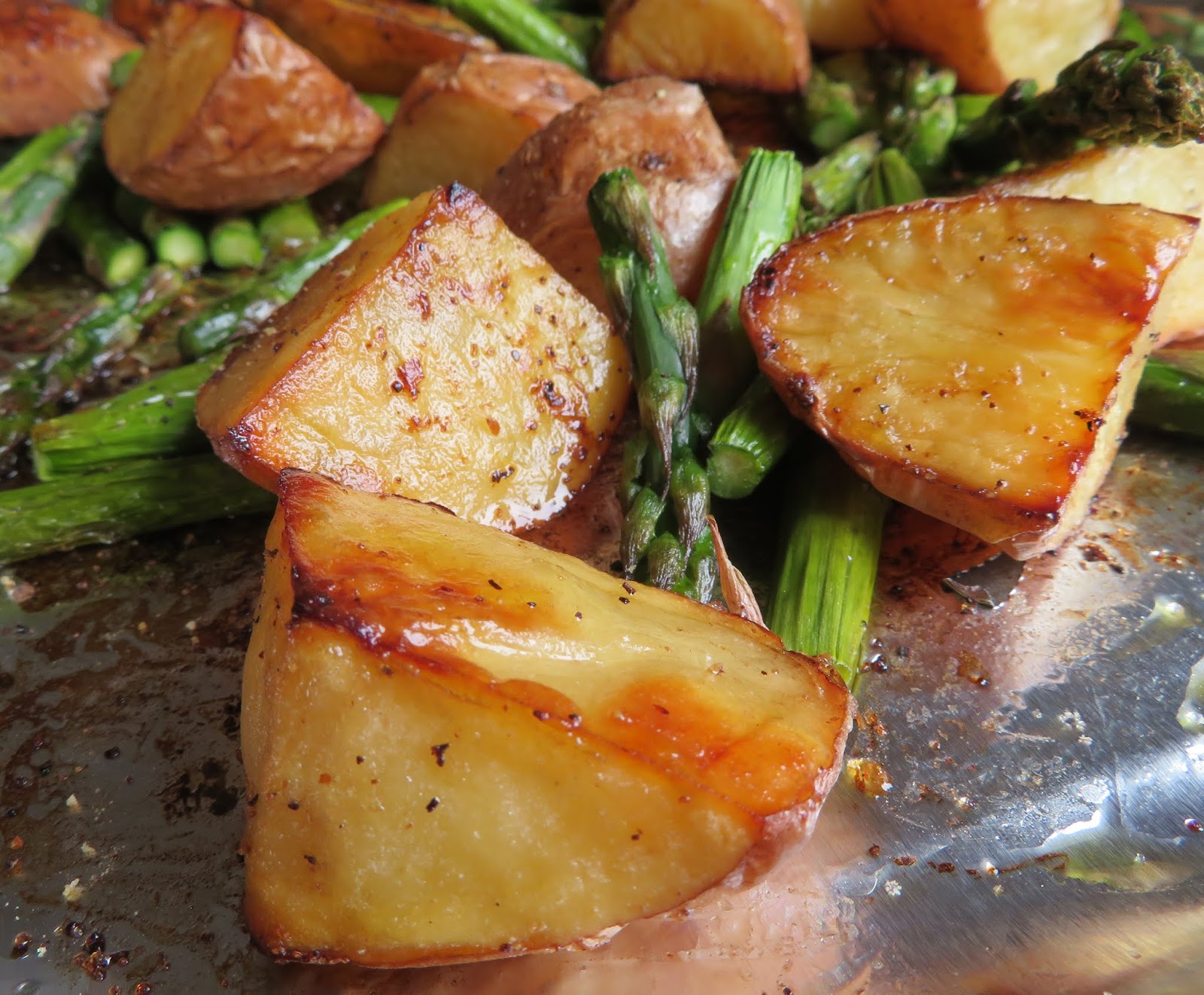 Balsamic Roasted New Potatoes & Asparagus The English Kitchen