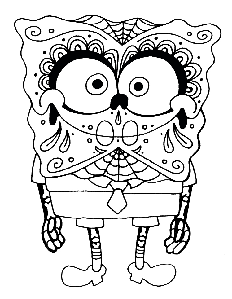 DAY OF THE DEAD SUGAR SKULL COLORING BOOK - sugar skull coloring pages