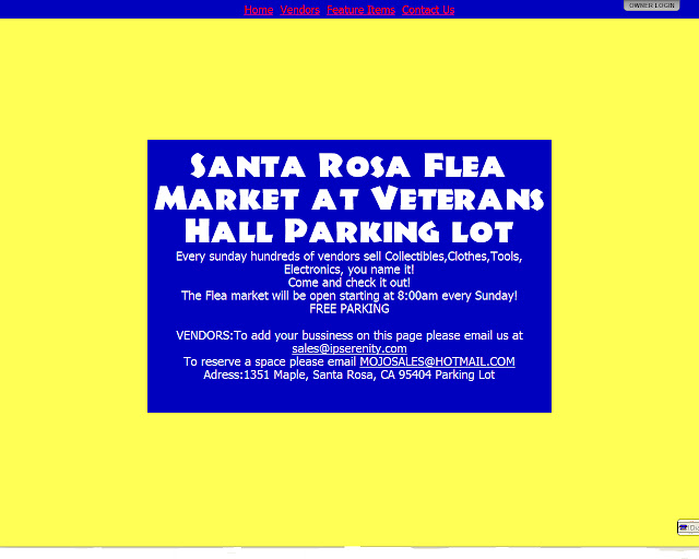 Santa Rosa Flea Market at Veterans Hall Parking Lot News Santa Rosa