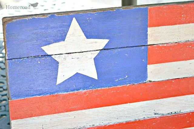Rustic DIY American Flag Pallet Project