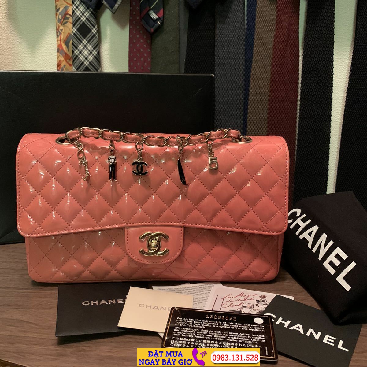 Túi Chanel Boy màu hồng 25cm best quality like auth 99  Ruby Luxury